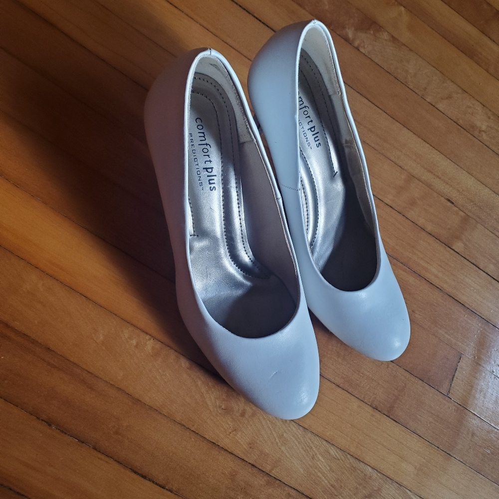 White pumps